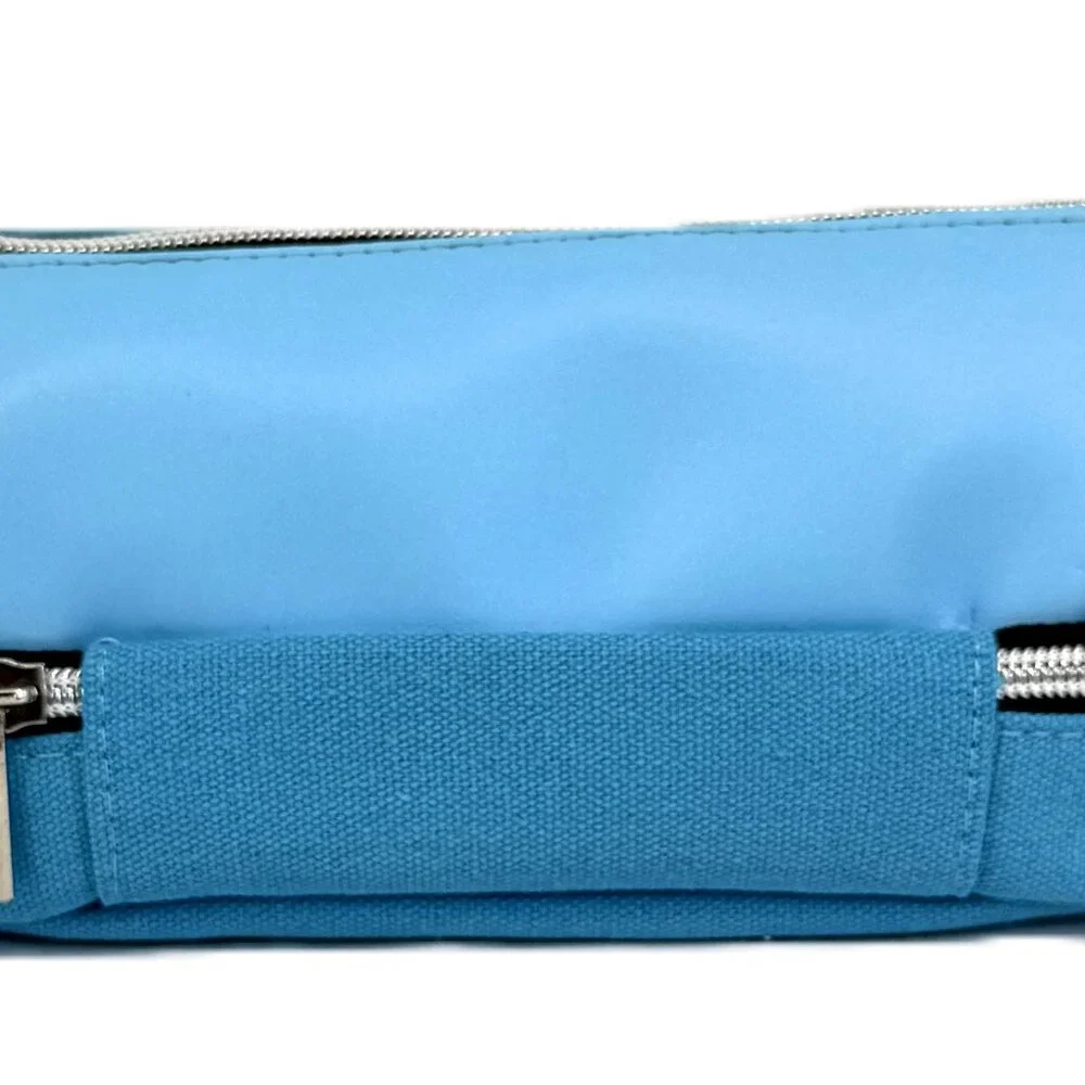 Unbranded Dinosaur Pencil Case Blue Double Layer